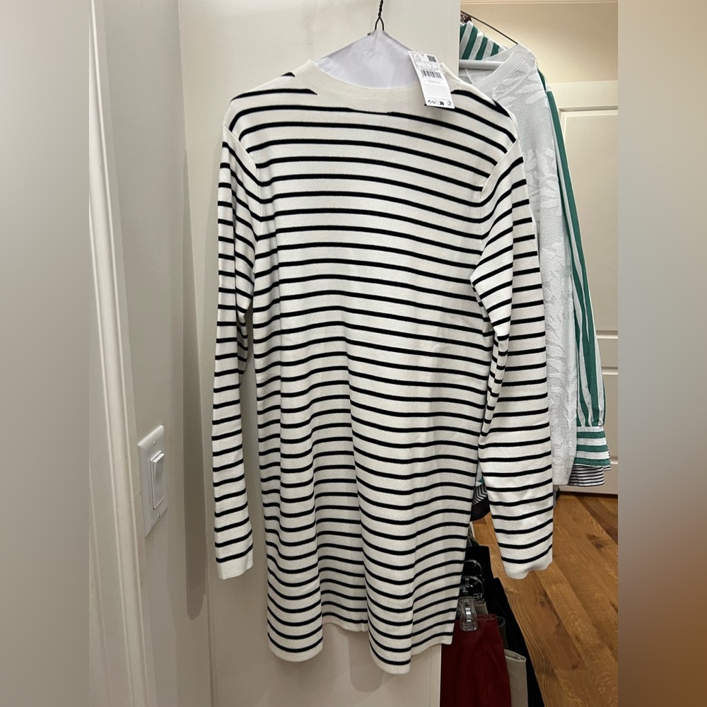 Mango Striped sweater dress.